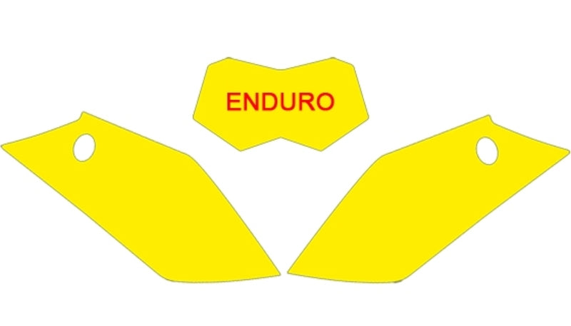 Fonds de plaque BLACKBIRD noir Gas Gas