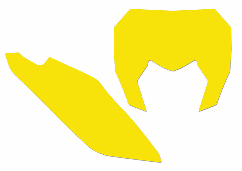 Fonds de plaque BLACKBIRD jaune Sherco SE/SE-F