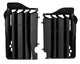 Cache radiateur POLISPORT noir Kawasaki KX250F