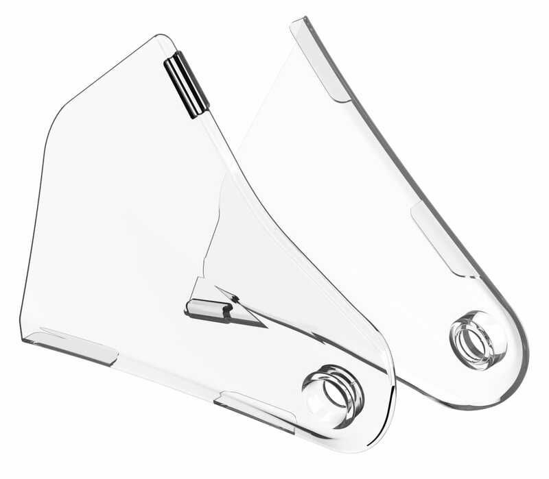 Protection de plaques latérales POLISPORT transparent Yamaha YZ250F/450F