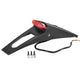 Extension de garde boue arrière POLISPORT RSP LED 2.0 noir avec feu + éclairage de plaque