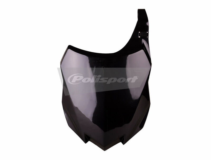 Plaque numéro frontale POLISPORT noir Kawasaki KX250F/KX450F