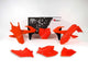 Kit plastique RACETECH orange fluo/noir KTM