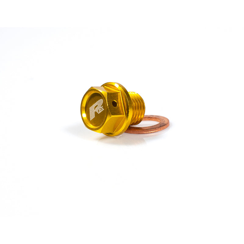 Bouchon de vidange aimanté RFX (jaune) [M12 x 10 mm x 1,25}