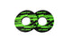 Paire de donuts de poignée RFX sport (X Vert)