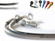 Durite de frein Aviation SPEEDBRAKES inox/raccord rouge