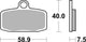 Plaquettes de frein BREMBO Off-Road métal fritté - 07GR20SD