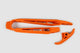 Kit patin de bras oscillant + patin de chaîne inférieur UFO orange KTM