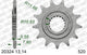Pignon AFAM acier standard - 520