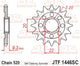 Pignon JT SPROCKETS acier anti-boue - 520