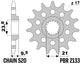 Pignon PBR acier standard - 520