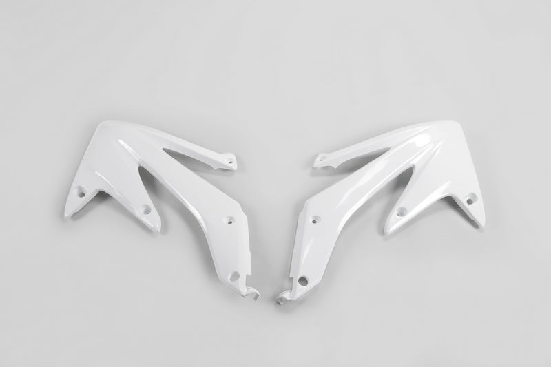 Ouïes de radiateur UFO blanc Honda CRF450R