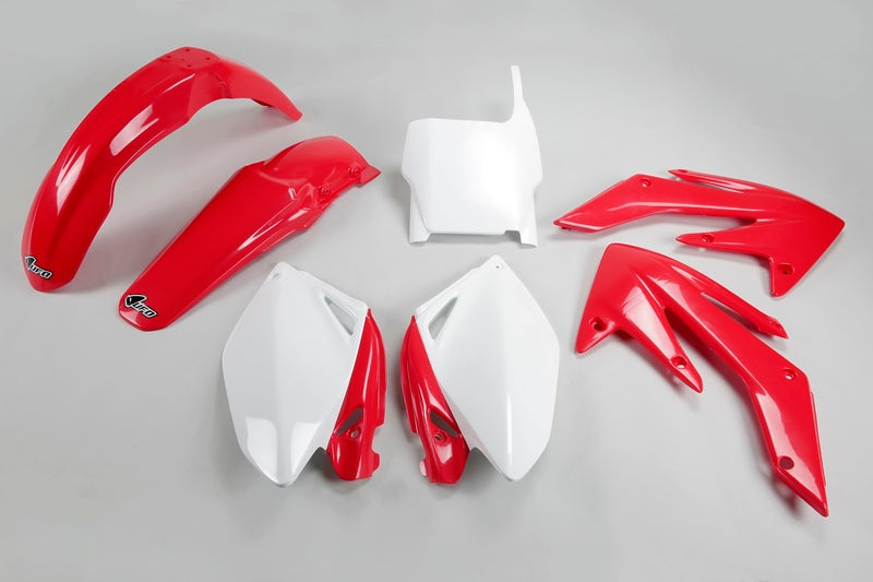 Kit plastique UFO couleur origine rouge/blanc Honda CRF250R