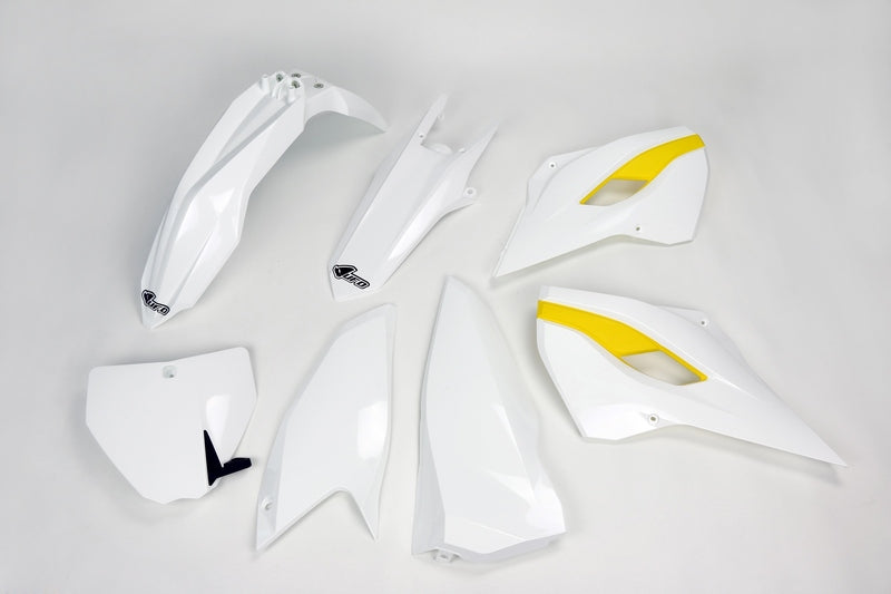 Kit plastique UFO couleur origine (2015) blanc/jaune Husqvarna