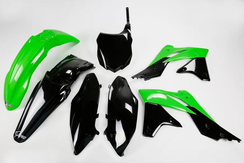 Kit plastique UFO couleur origine (2013) vert/noir Kawasaki KX250F