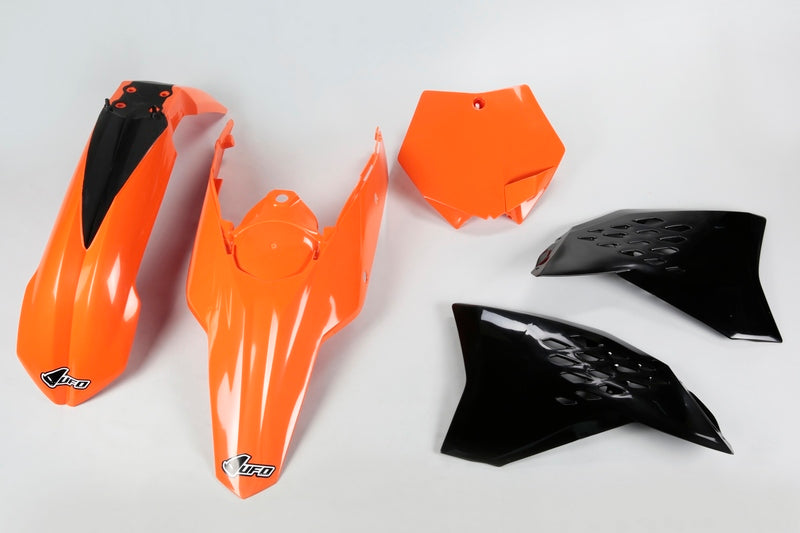 Kit plastique UFO couleur origine orange/noir KTM