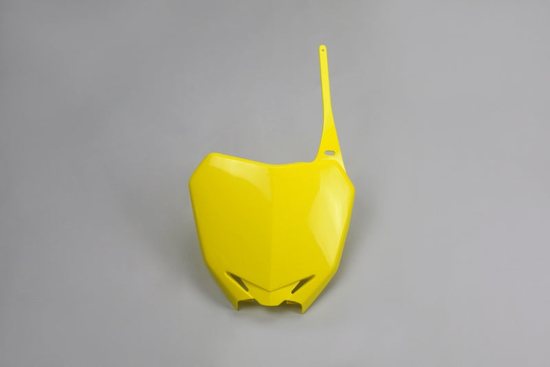 Plaque numéro frontale UFO jaune Suzuki RM-Z250/450