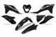 Kit plastiques UFO noir Gas Gas EC