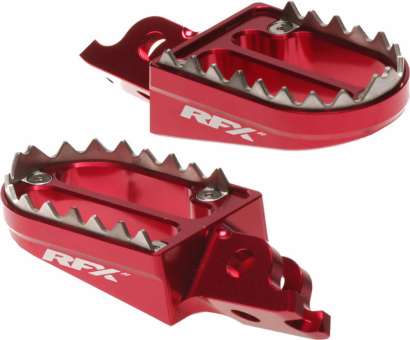 Repose-pieds RFX Pro Series Shark Teeth - rouge