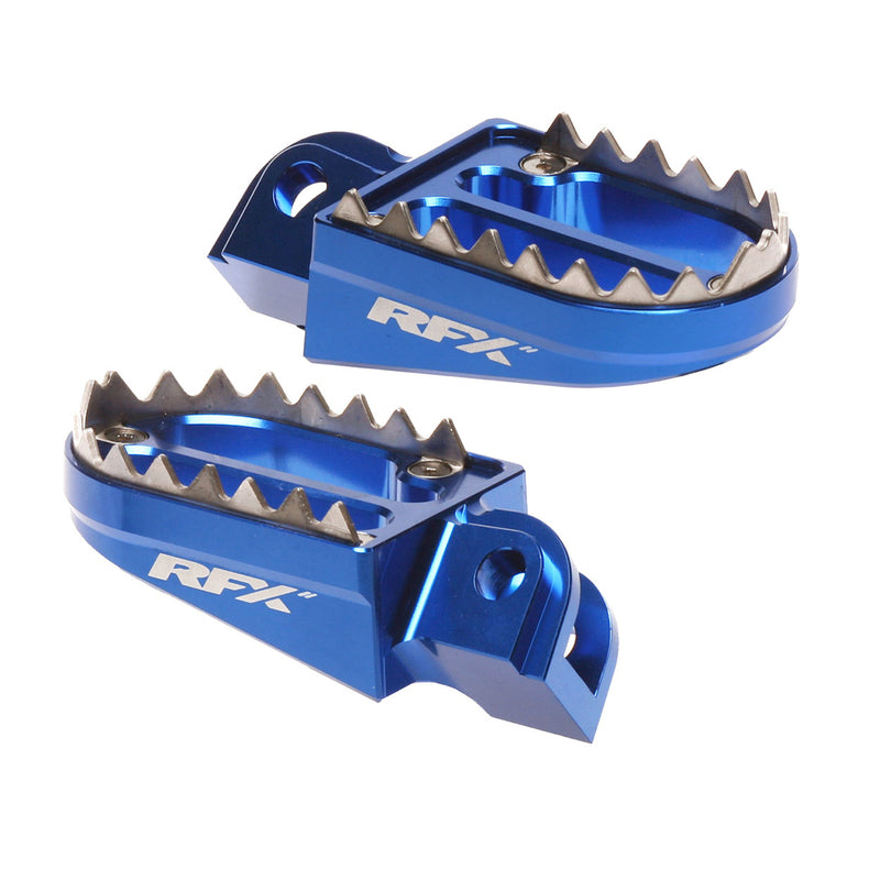 Repose-pieds RFX Pro Series Shark Teeth - bleu