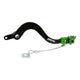 Pédale de frein RFX Pro Series - embout repliable - noir/vert