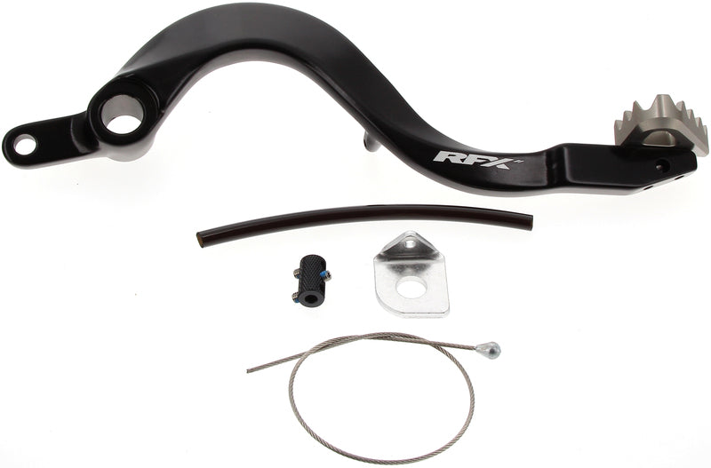 Pédale de frein RFX Pro Series - embout fixe - noir / titane
