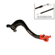Pédale de frein RFX Pro Series - embout repliable - noir/orange