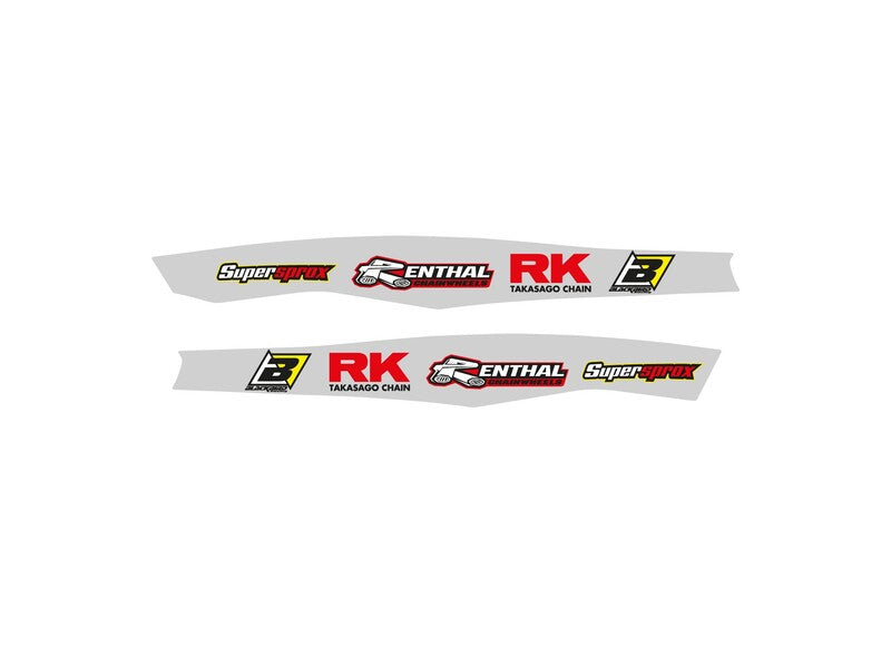 Stickers de bras oscillant BLACKBIRD - Husqvarna TC/FC