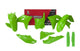 Kit plastique RACETECH - Replica 6 pièces
