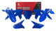 Kit plastique RACETECH - couleur origine 5 pièces