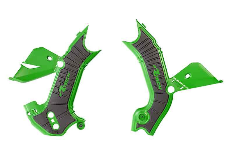 Protections de cadre RACETECH - vert/noir
