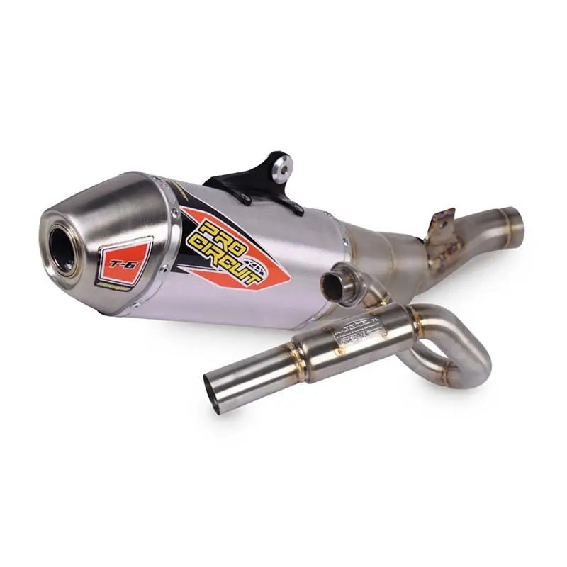 Ligne complète PRO CIRCUIT T-6 inox-titane/casquette carbone