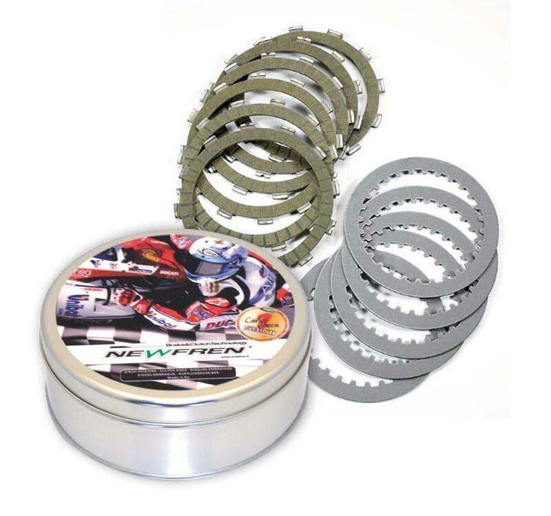 Kit disques garnis + lisses d'embrayage NEWFREN Standard