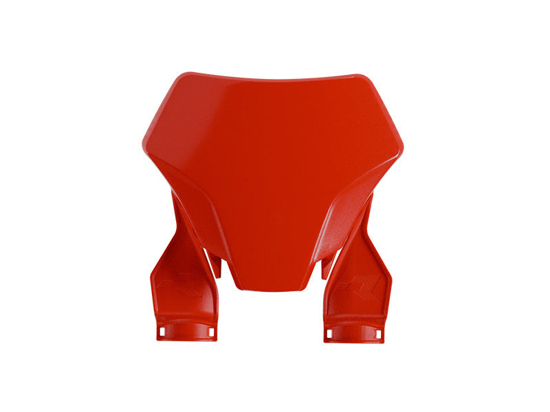 Plaque numéro frontale RACETECH - rouge