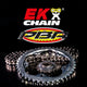 Kit chaîne EK/PBR 428 SHDR - 14/47-118 - Couronne alu standard